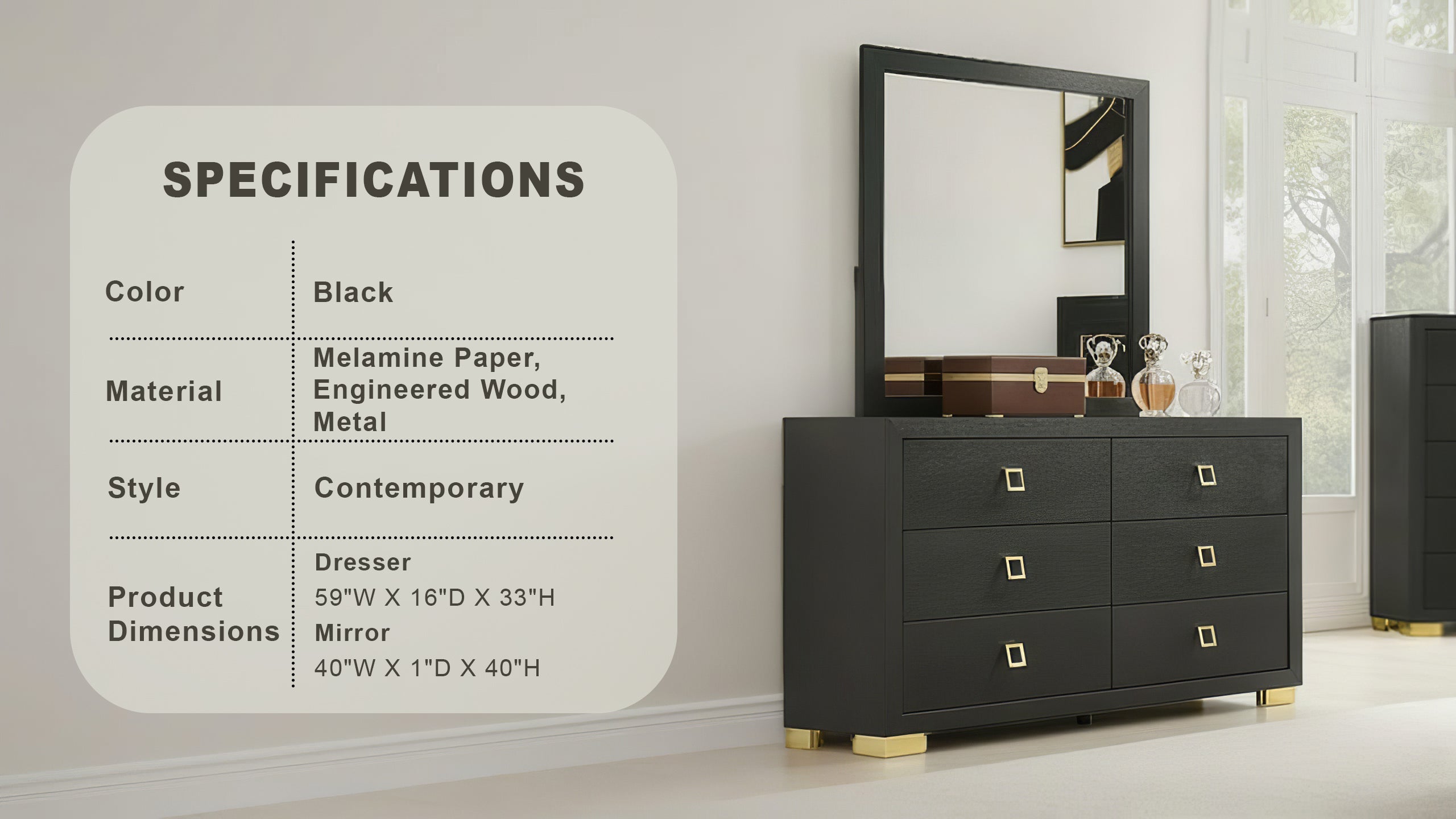 Winslow Contemporary Dresser