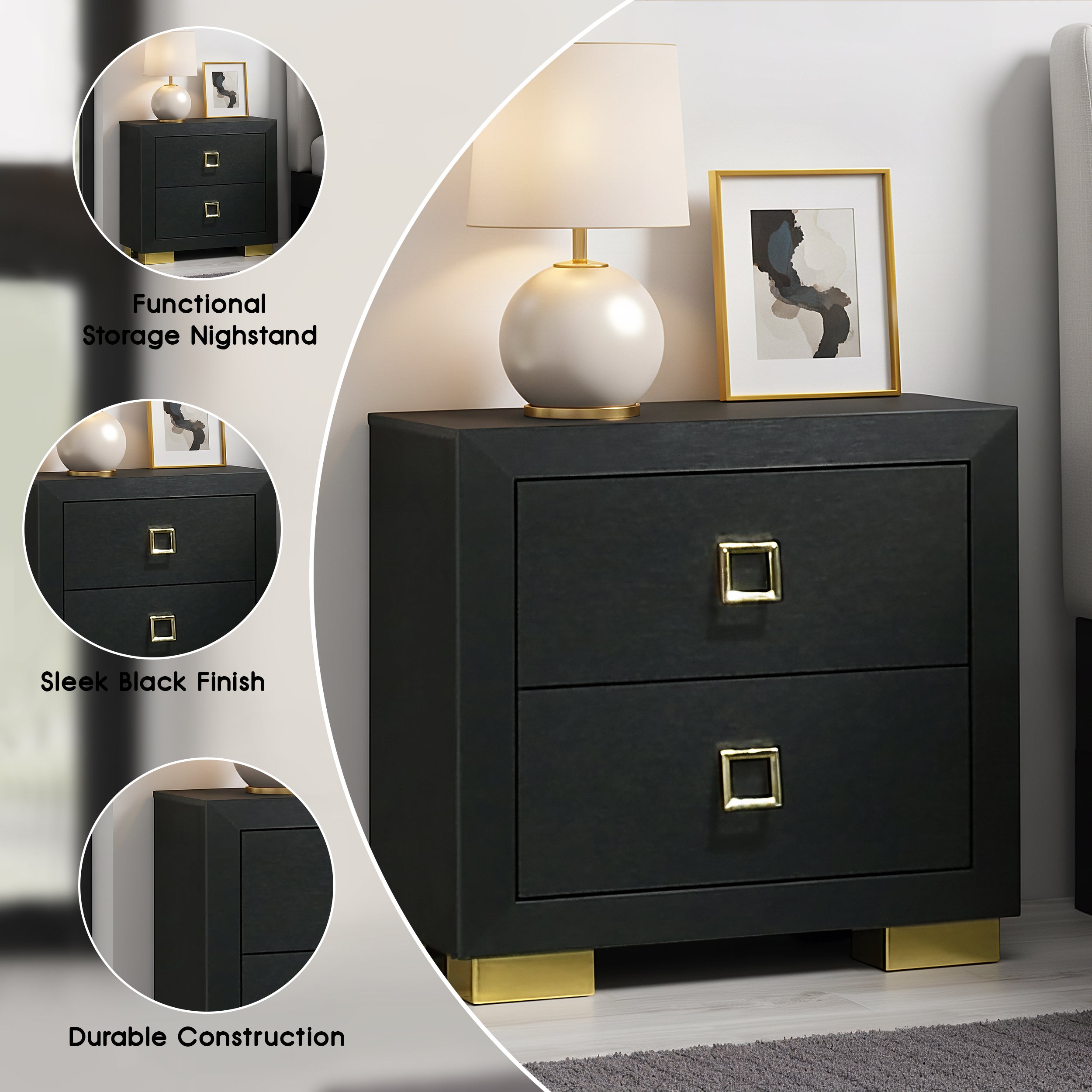 Winslow Contemporary Nightstand