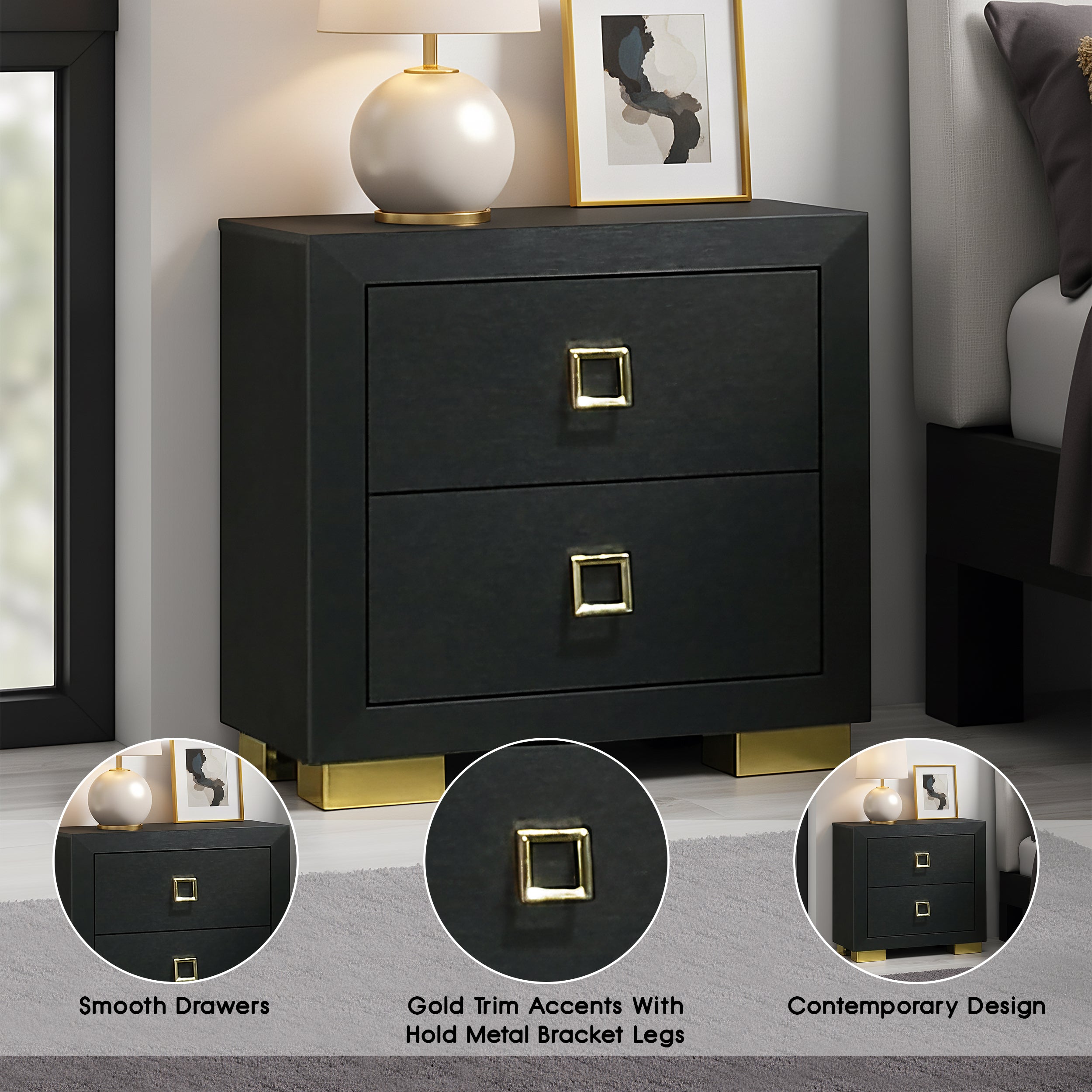 Winslow Contemporary Nightstand