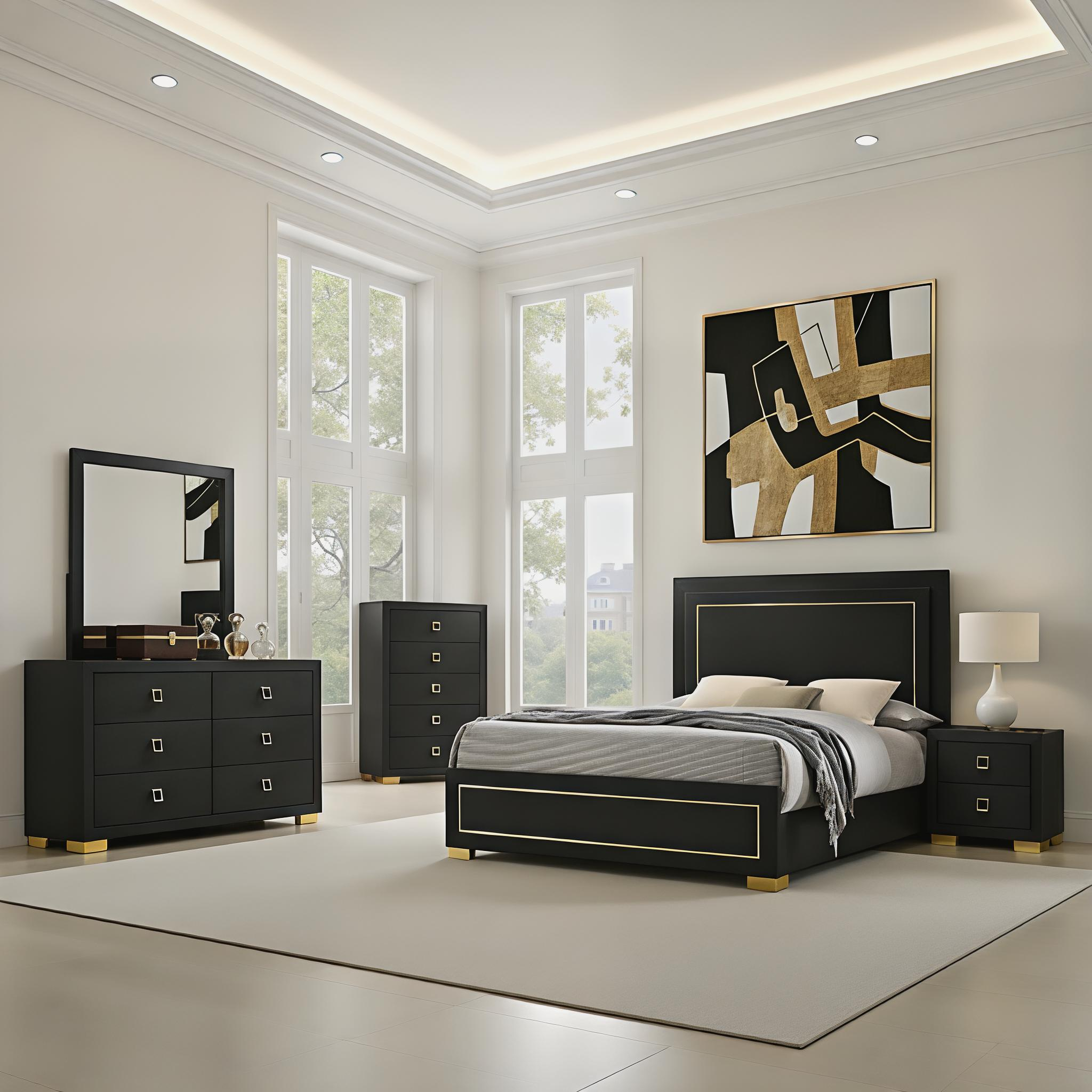 Winslow Contemporary Bedroom Set, 5 Pieces