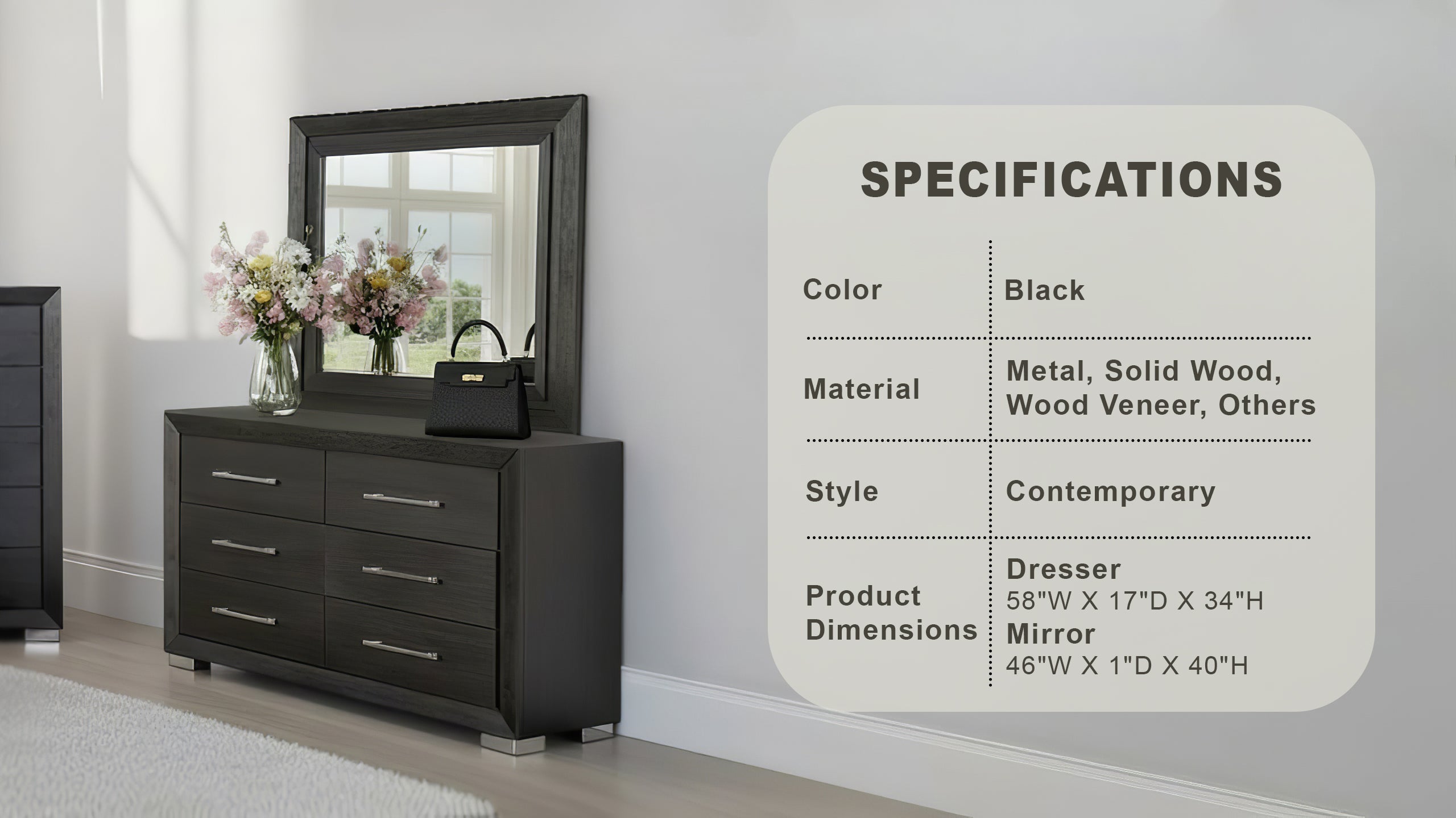 Bramley Contemporary Dresser