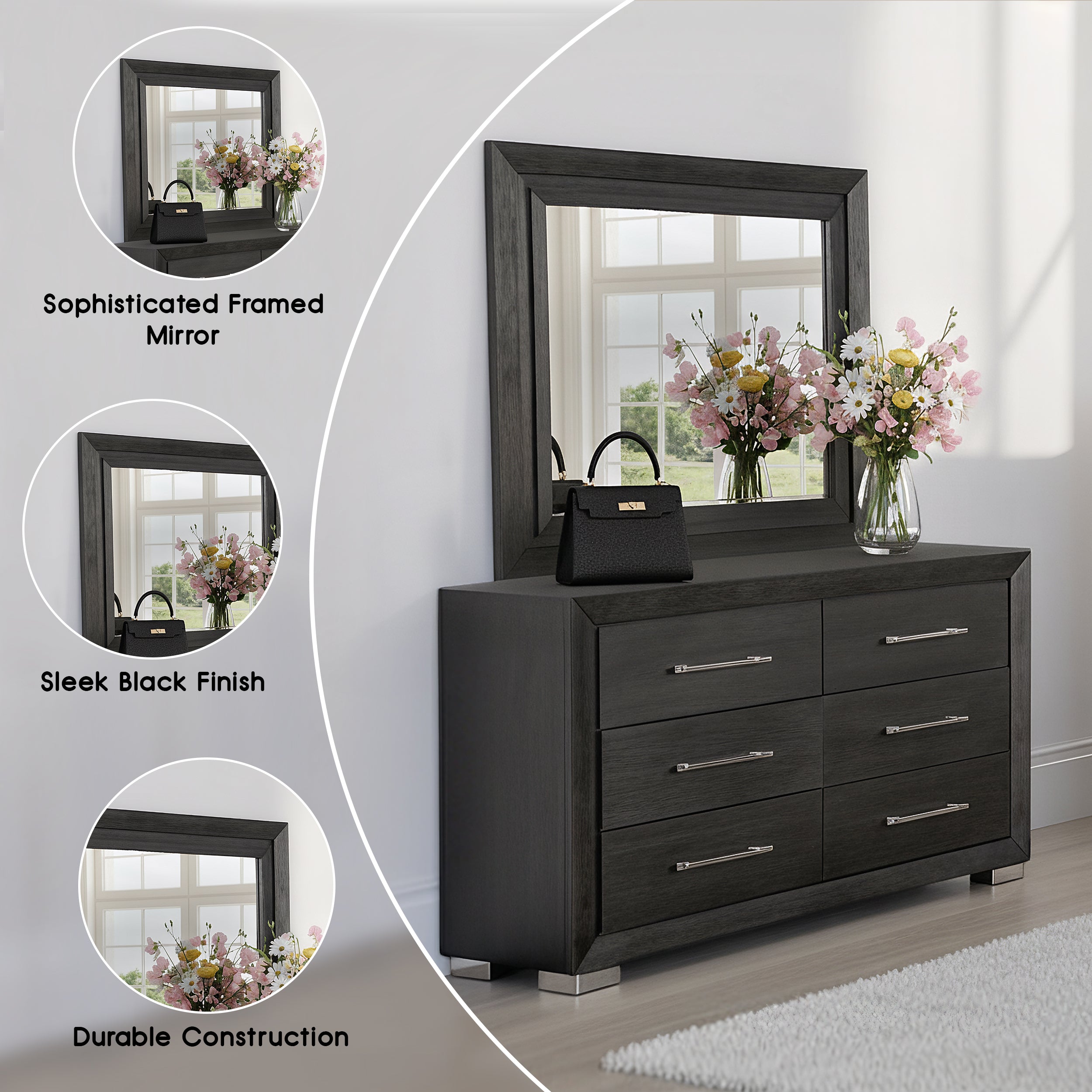 Bramley Contemporary Mirror