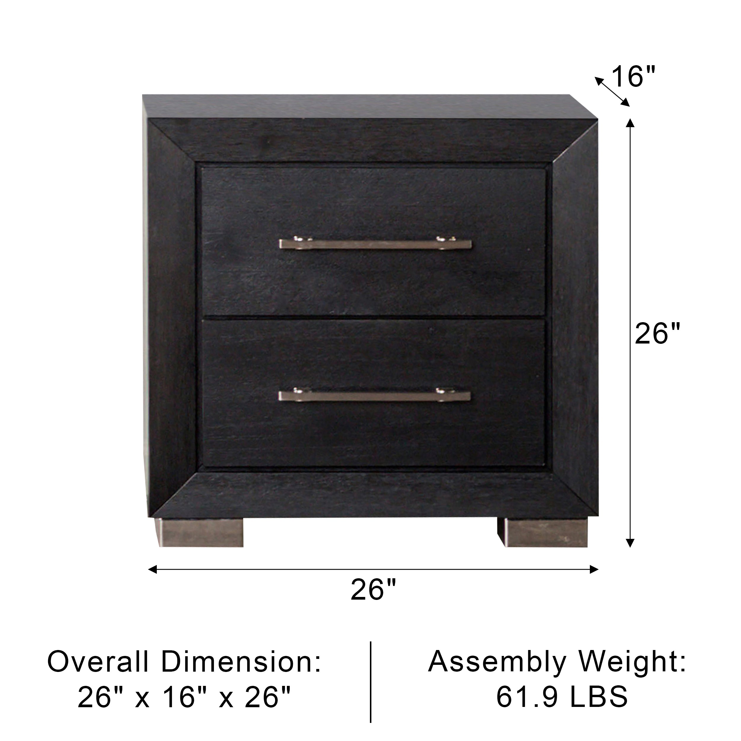 Bramley Contemporary Nightstand