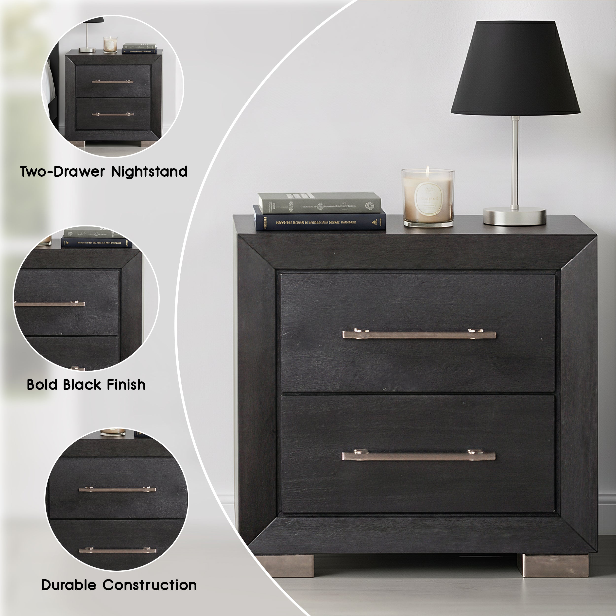 Bramley Contemporary Nightstand