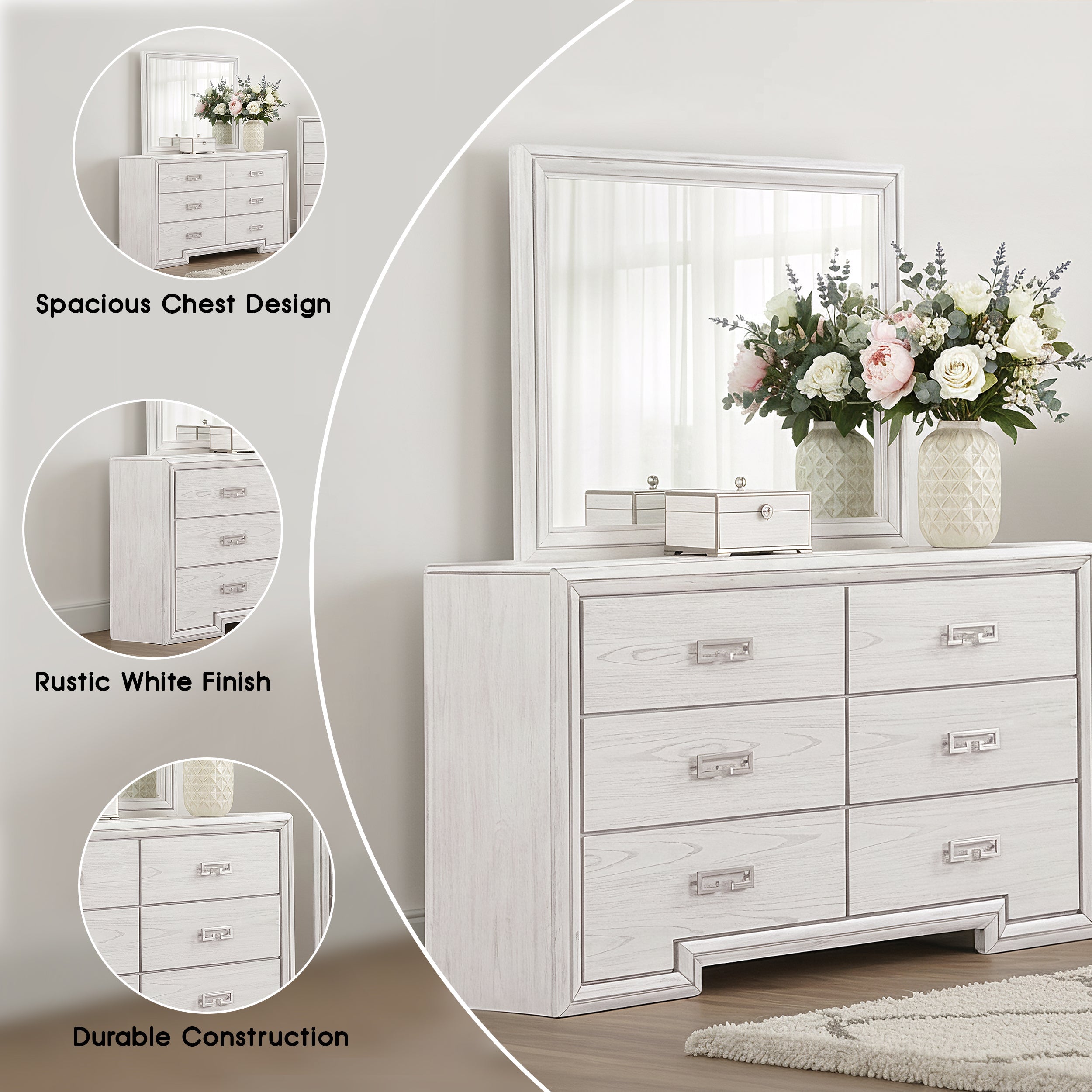 Dalbrone Transitional Dresser