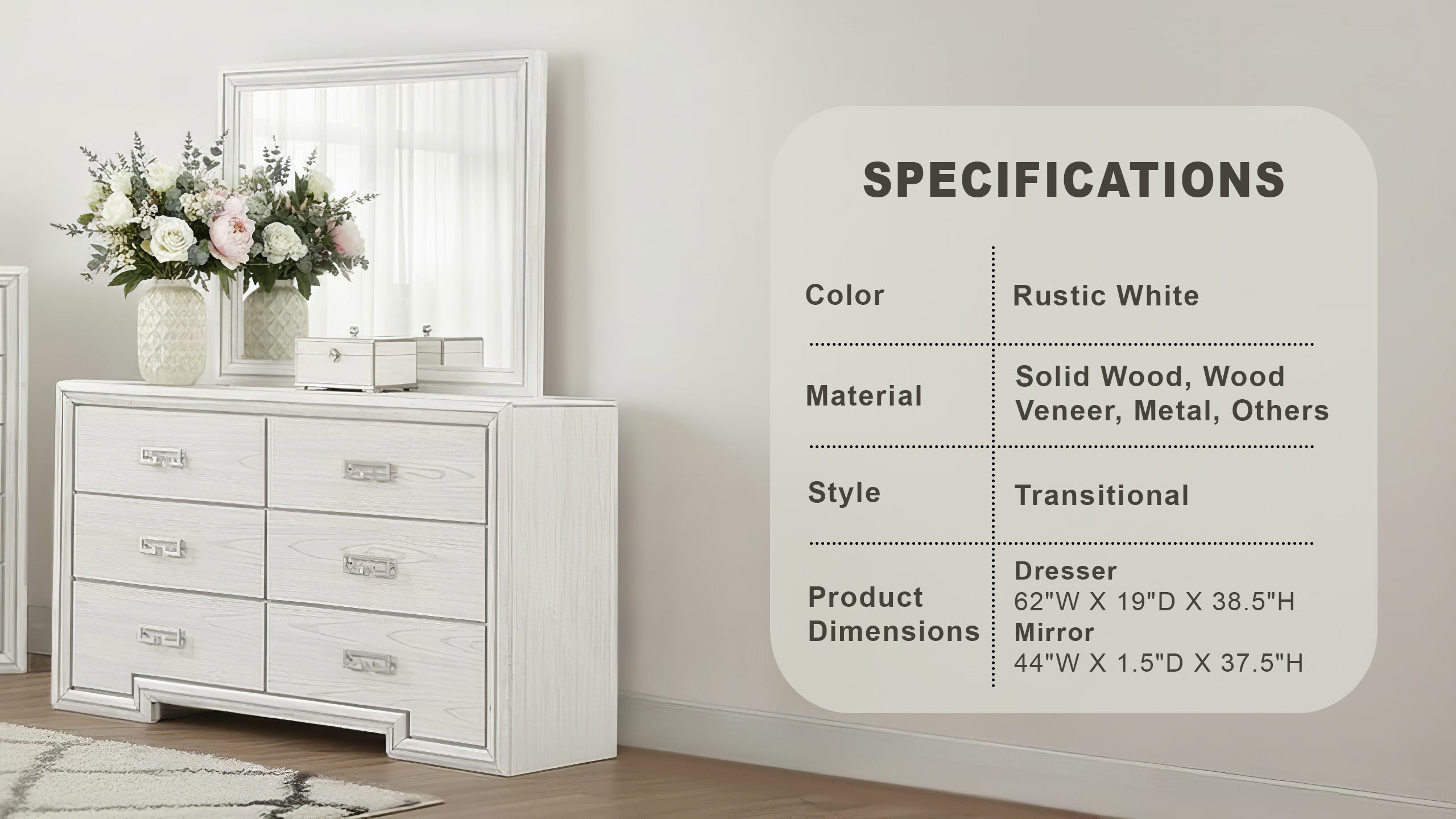 Dalbrone Transitional Mirror