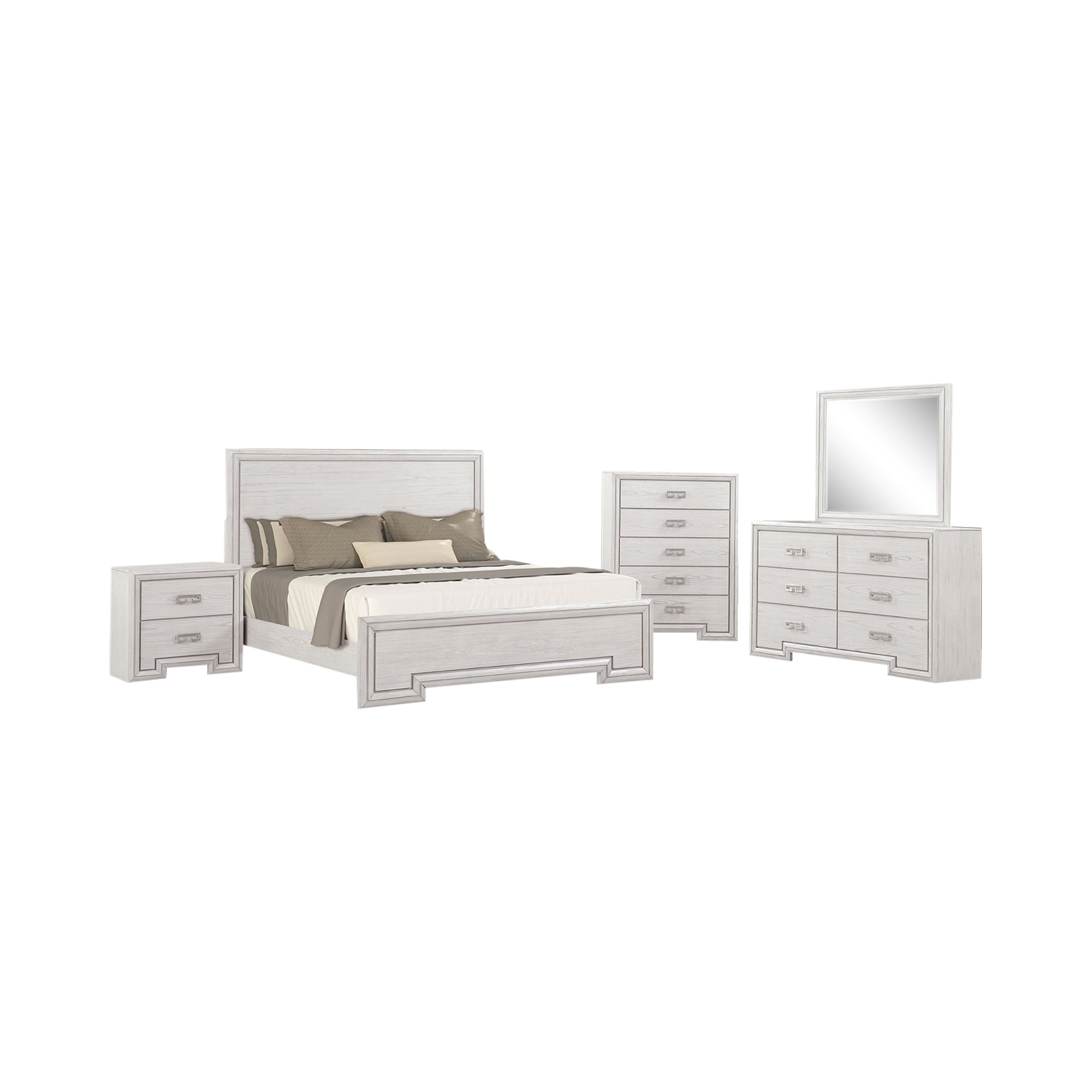 Dalbrone Transitional Bedroom Set, 5 Pieces
