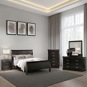 Duc De Savoie Transitional Bedroom Set, 5 Pieces