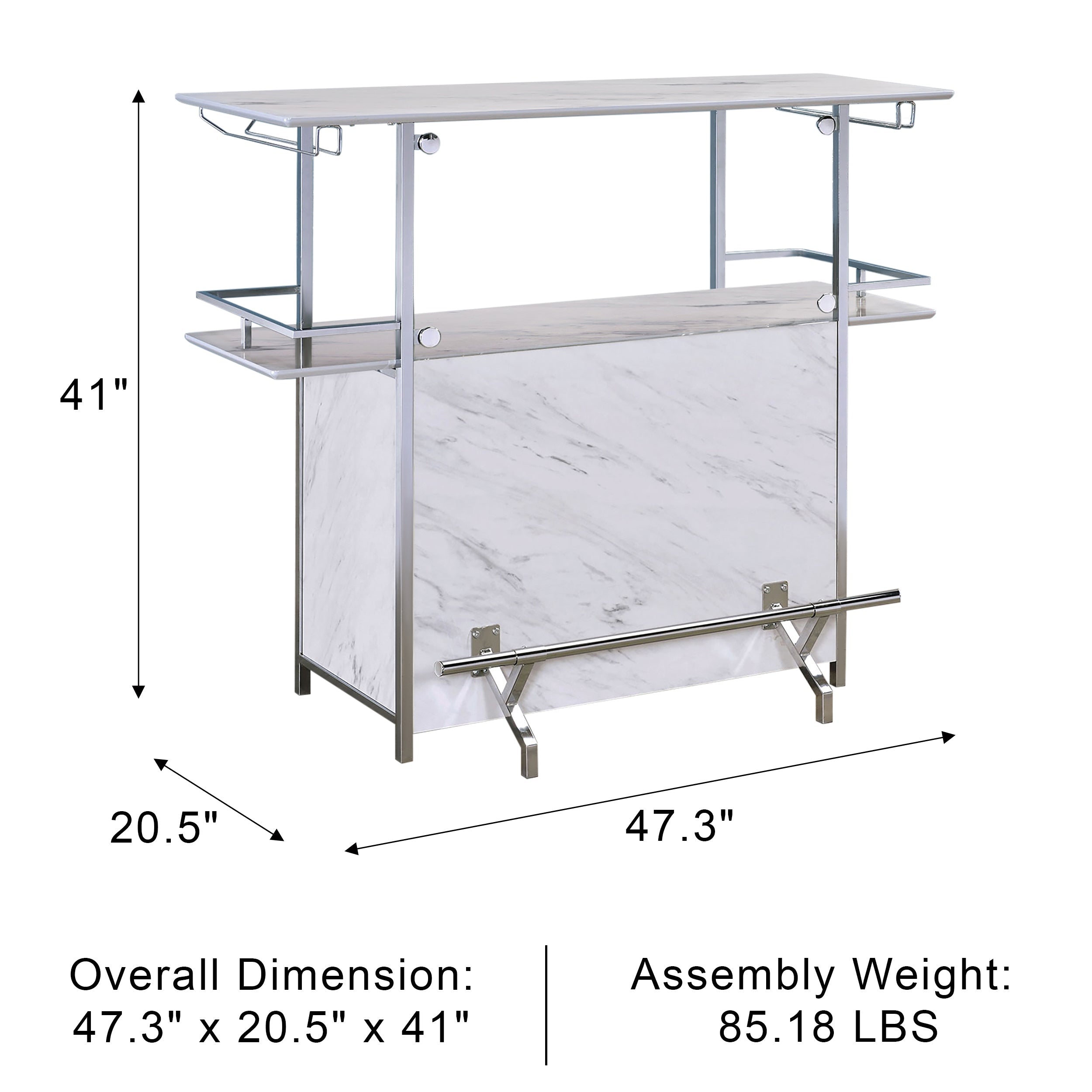 Lyanna Contemporary Bar Table