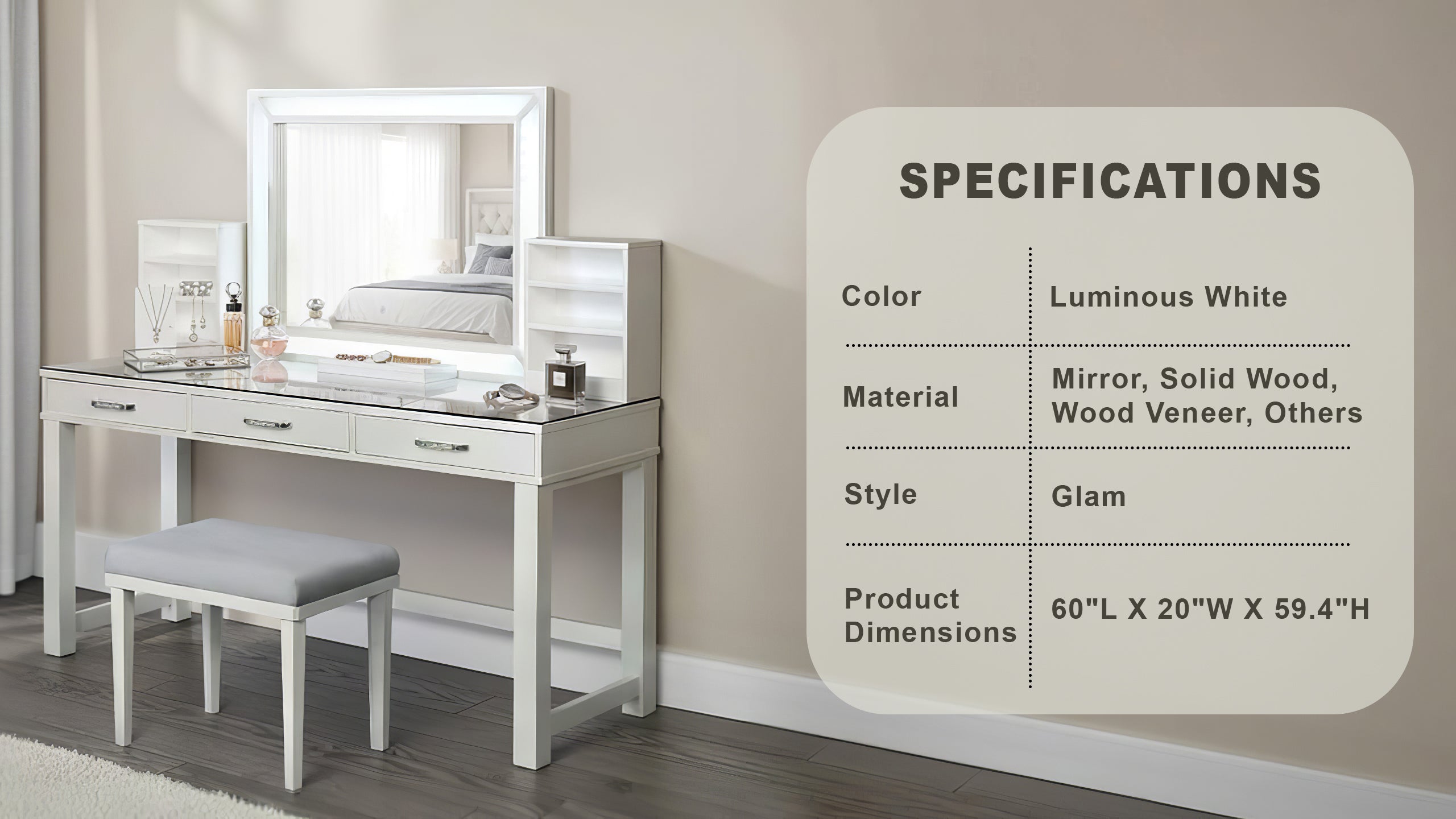 Seraphina Glam Vanity