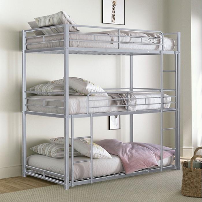 Felgu Contemporary Triple Twin Bunk Bed