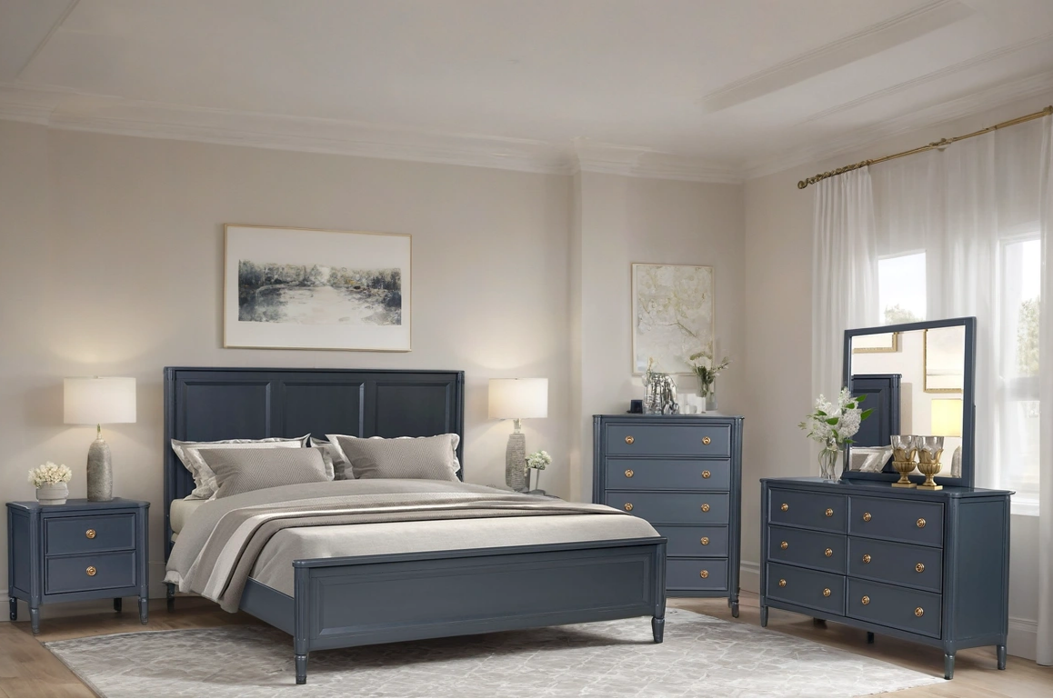 Altamira Classic Panel 4-Piece Bedroom Set