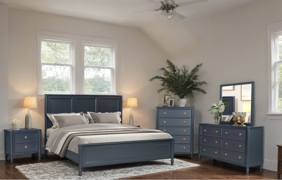 Altamira Classic Panel 4-Piece Bedroom Set
