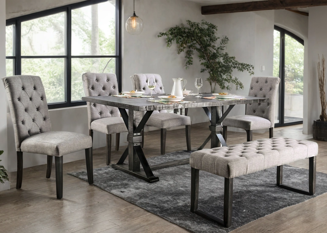 Alfred Rustic 6-Piece Dining Set