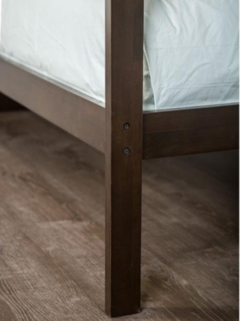 Ontario Space-Saving Twin Over Twin Bunk Bed with Built-In Storage Stairs – Espresso Finish