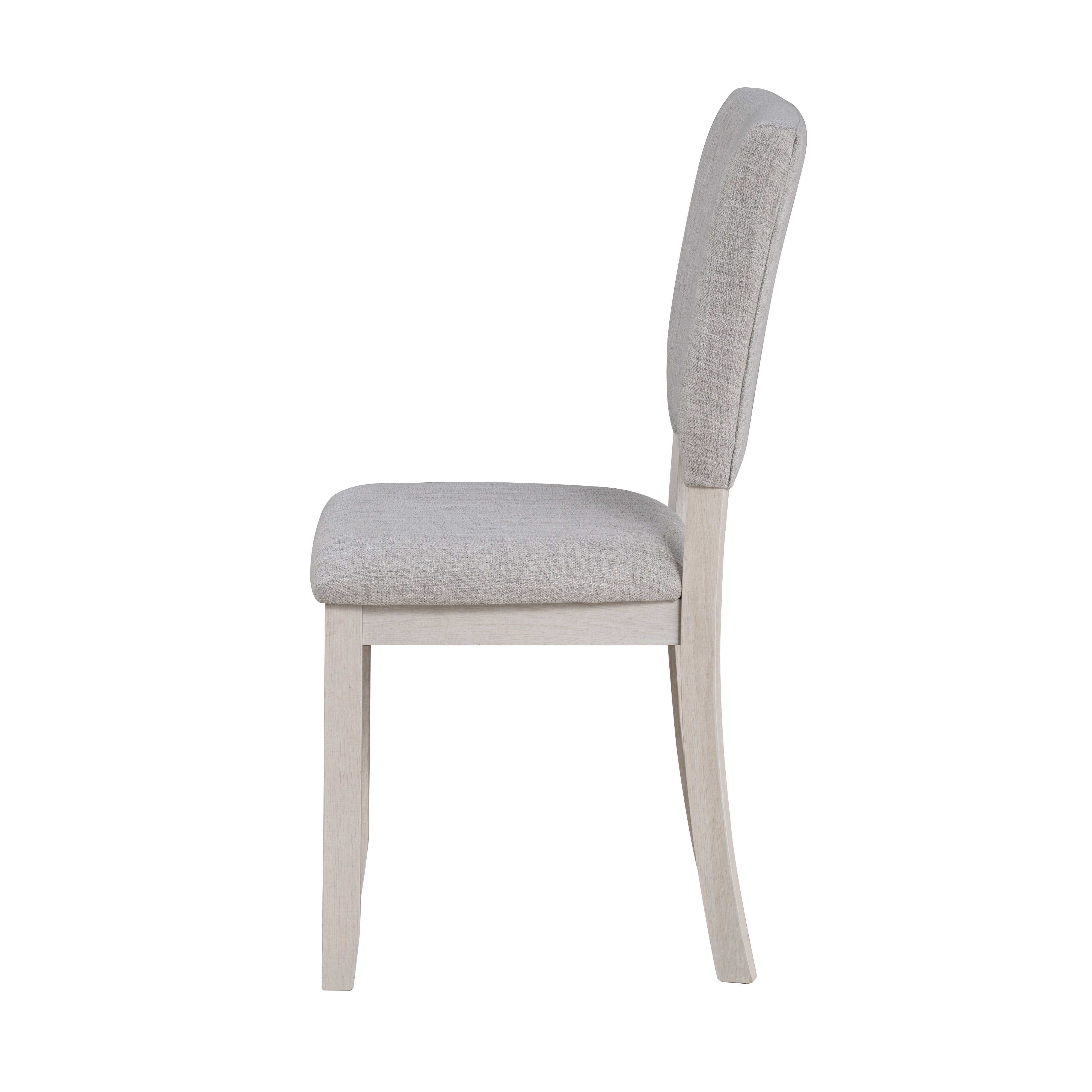 Transitional Upholstered Dining Side Chairs (Set of 4) with Padded Seats