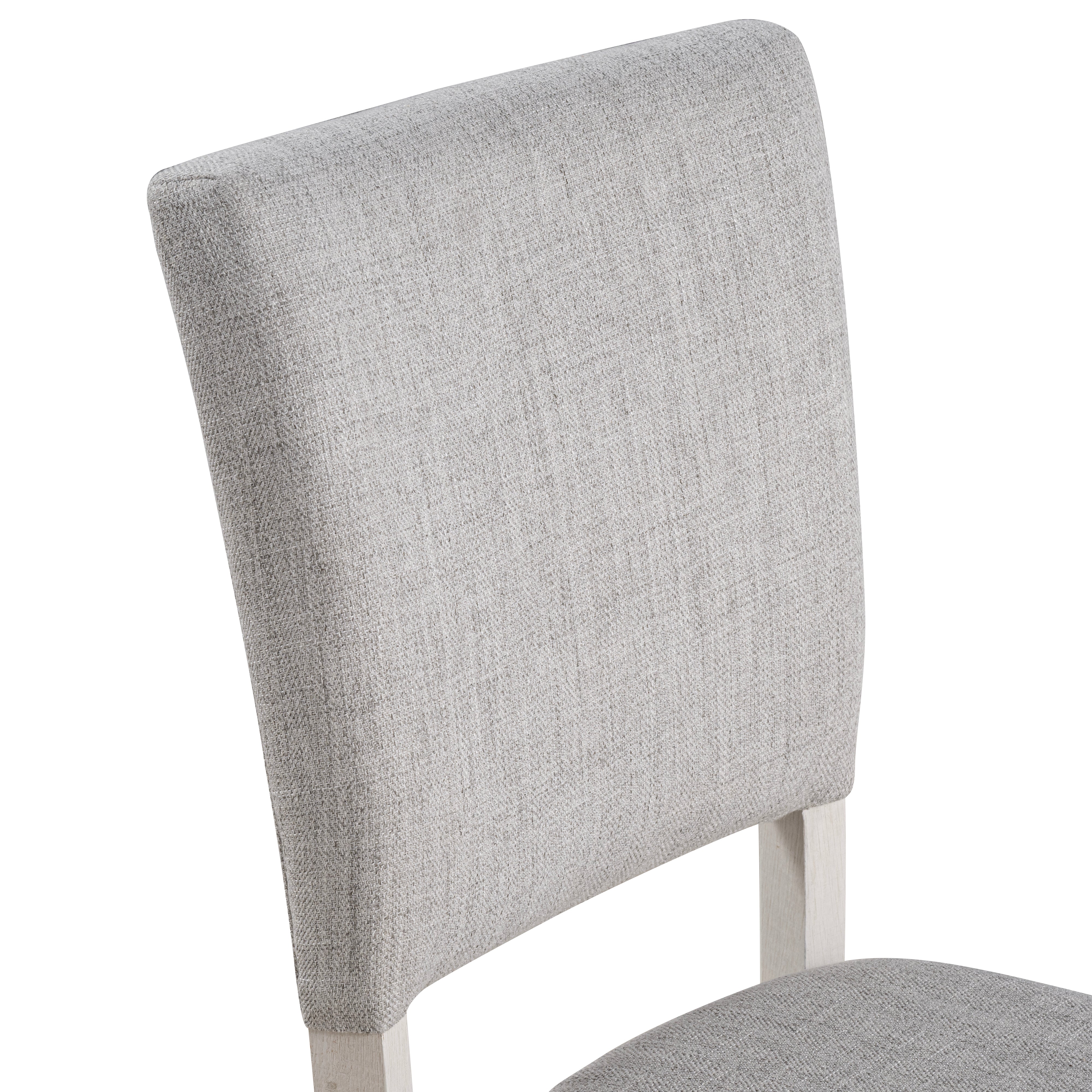 Transitional Upholstered Dining Side Chairs (Set of 4) with Padded Seats