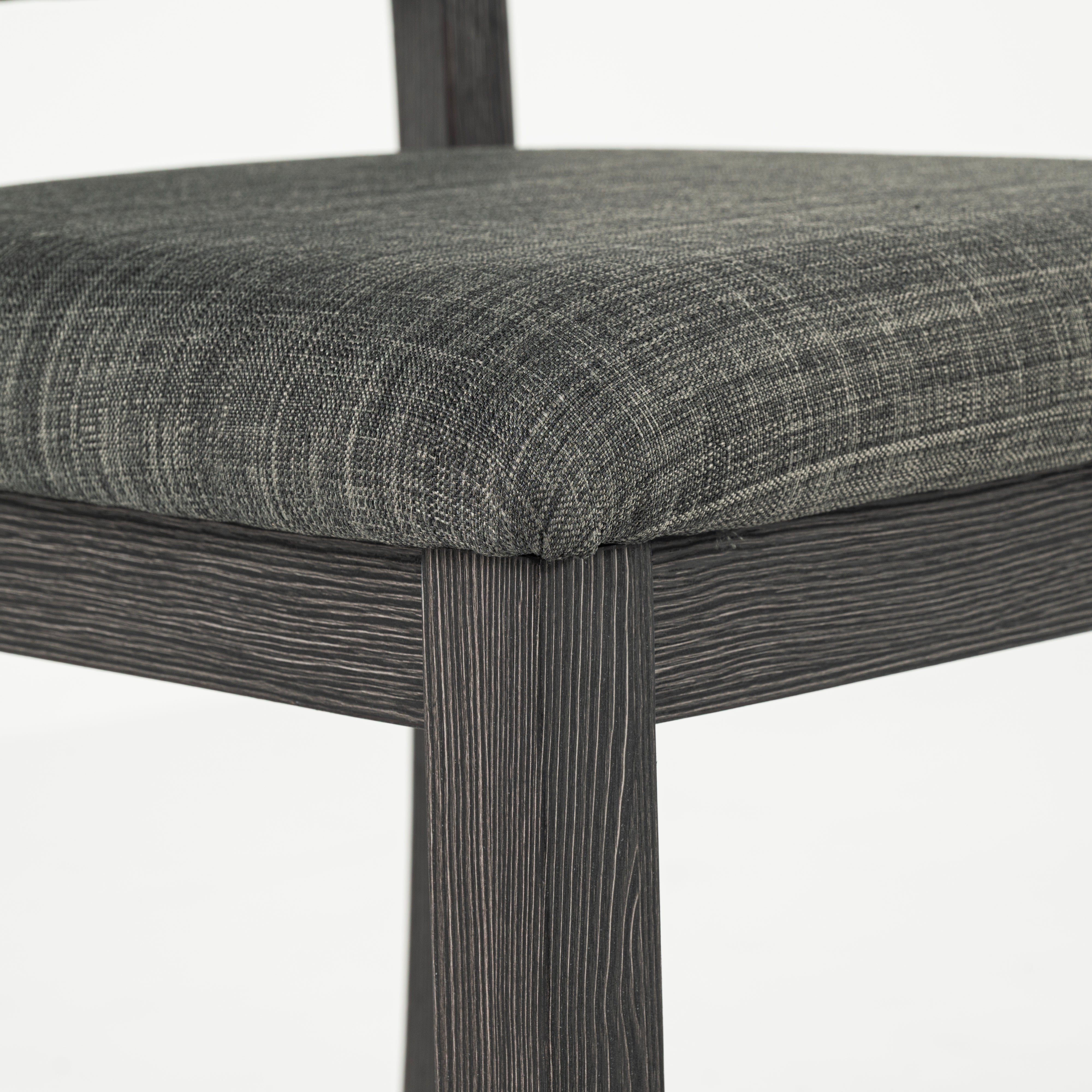 Transitional Upholstered Dining Side Chairs (Set of 4) with Fabric Seats