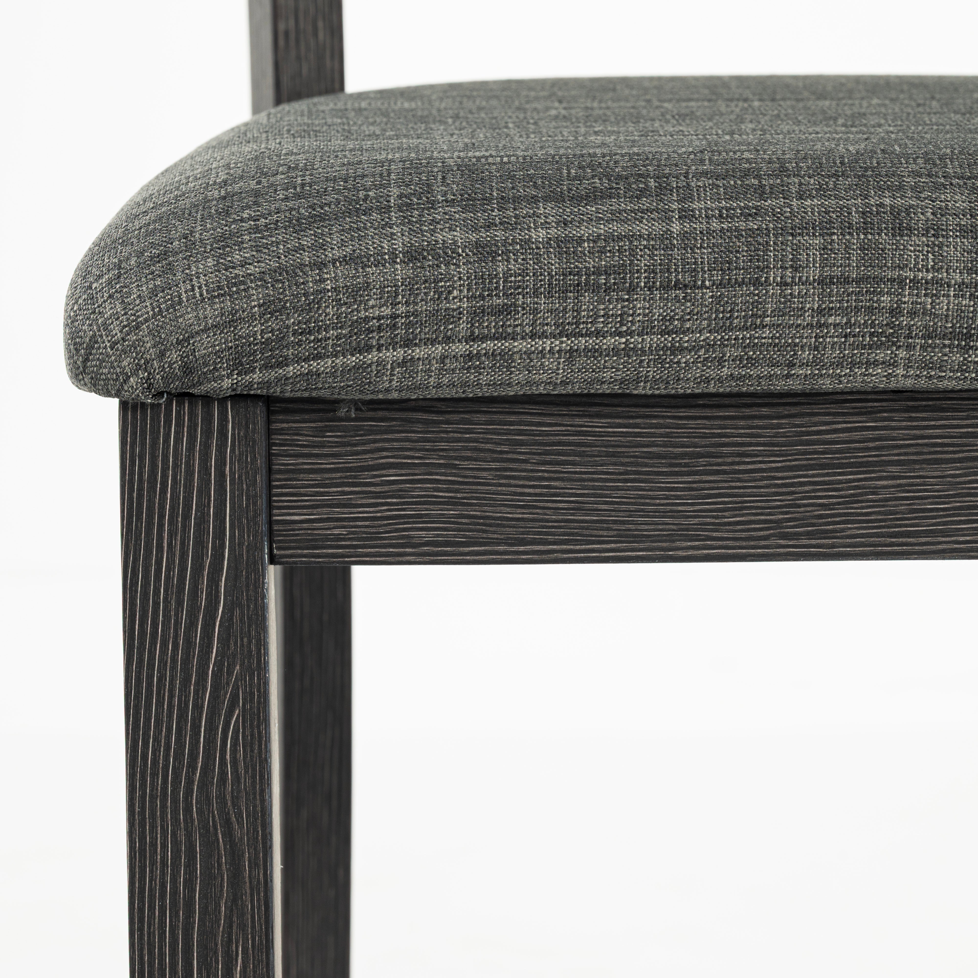 Transitional Upholstered Dining Side Chairs (Set of 4) with Fabric Seats