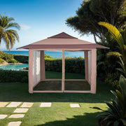 Tranquil Contemporary Retreat UV Resistant Gazebo
