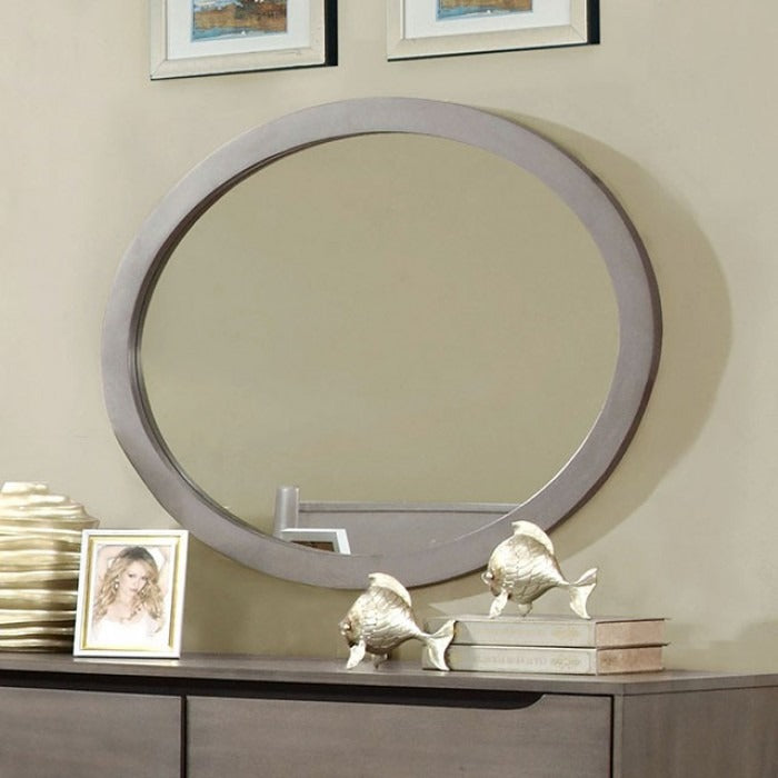 Mid-Century Modern Solid Wood Dresser – Round Tapered Legs and Optional Mirror