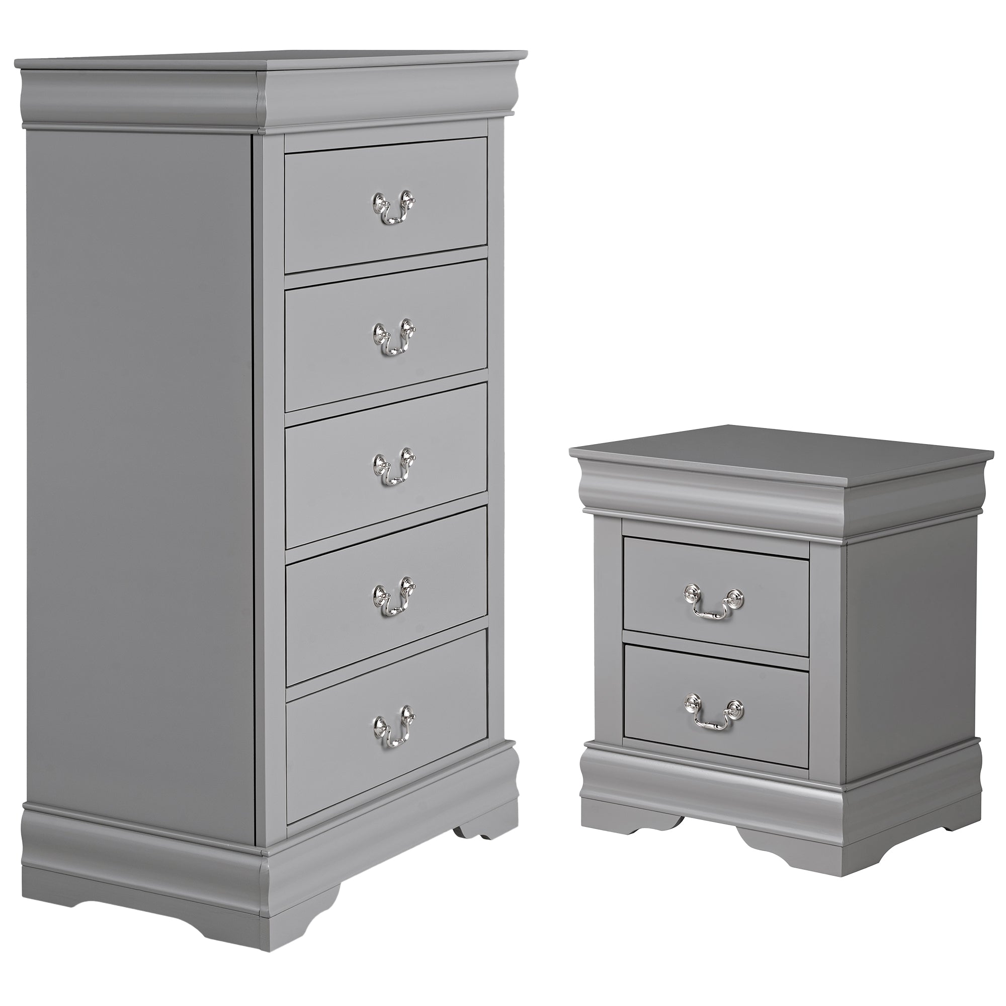 Transitional Solid Wood Chest with English Dovetail Drawers and Bracket Feet