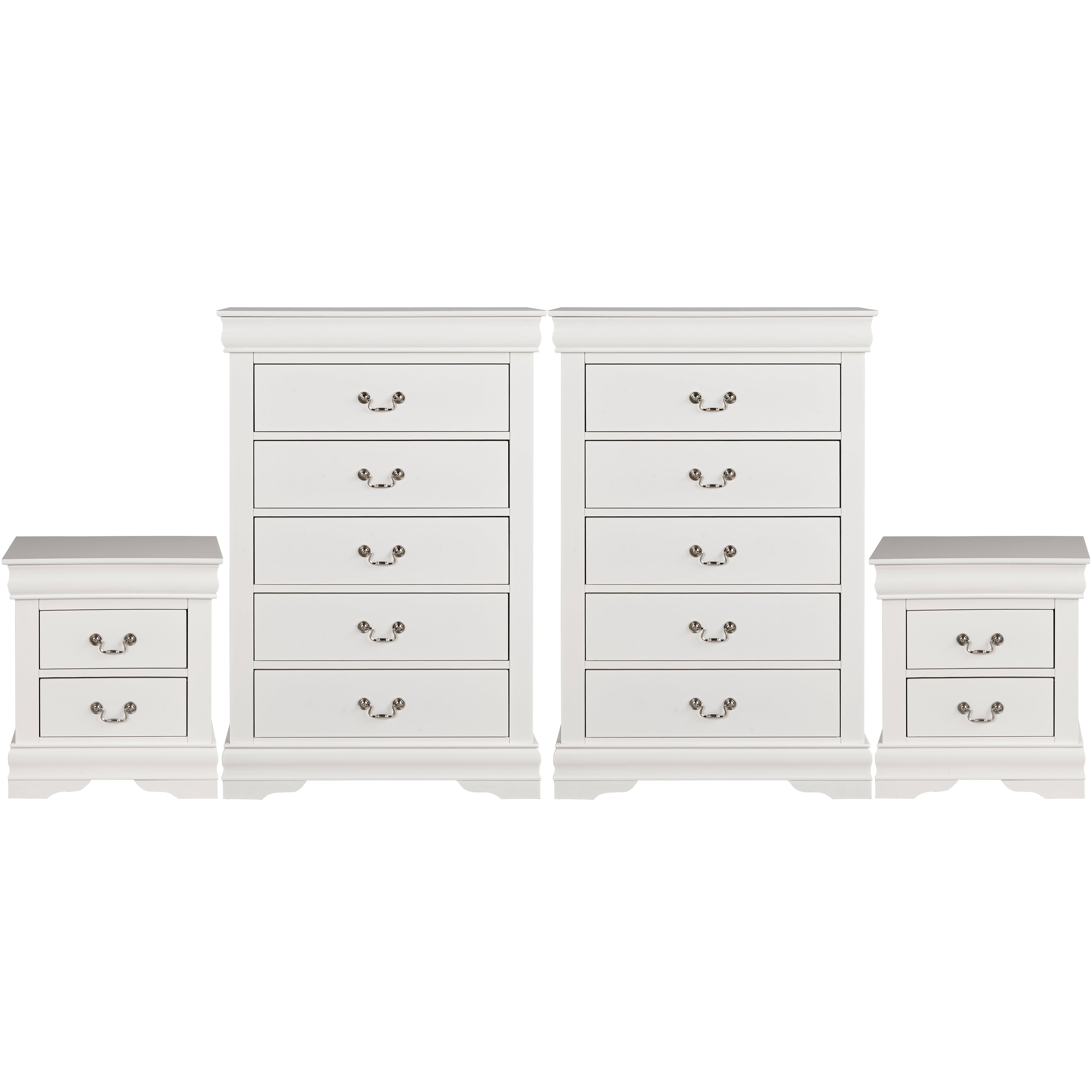 Transitional Solid Wood Chest with English Dovetail Drawers and Bracket Feet