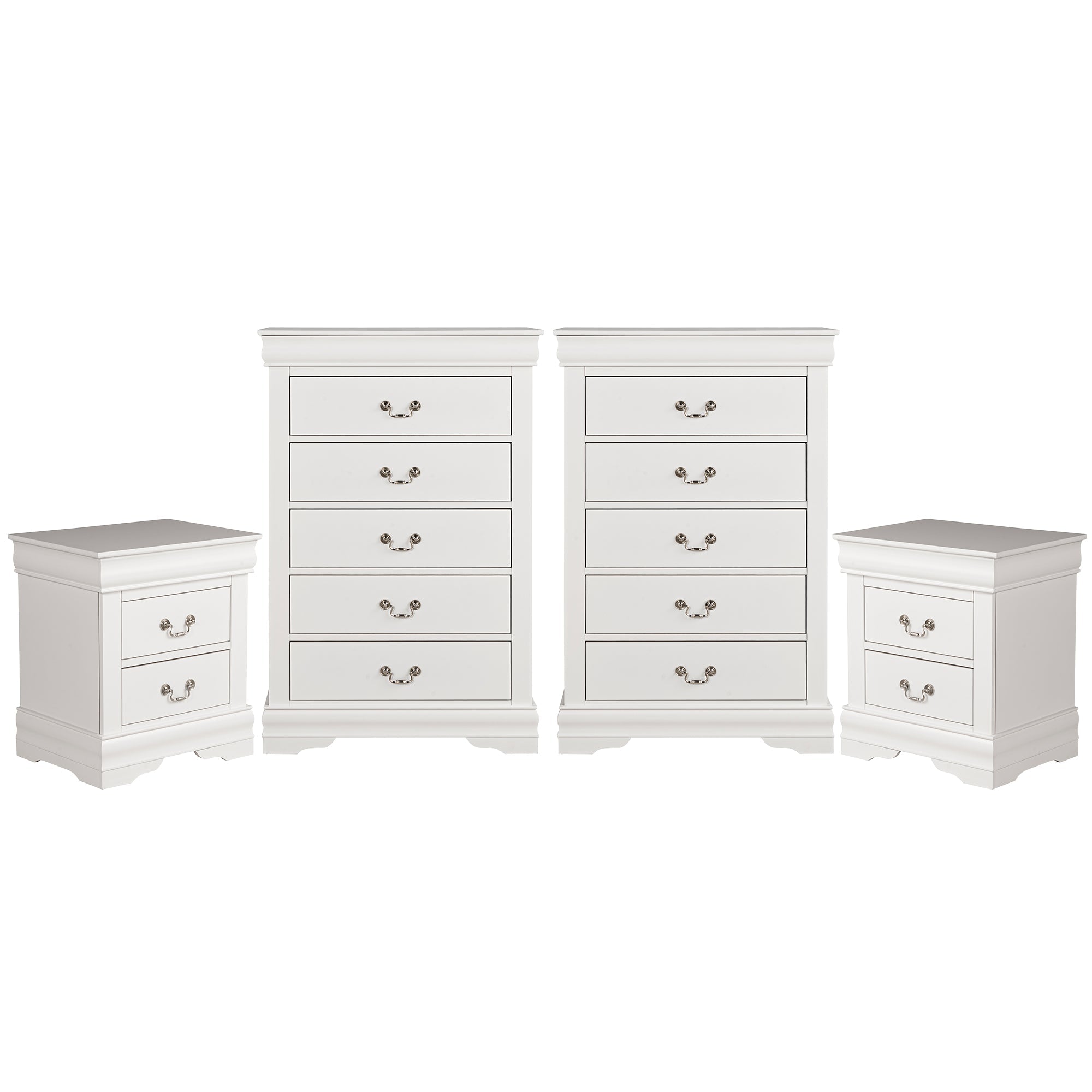 Transitional Solid Wood Chest with English Dovetail Drawers and Bracket Feet