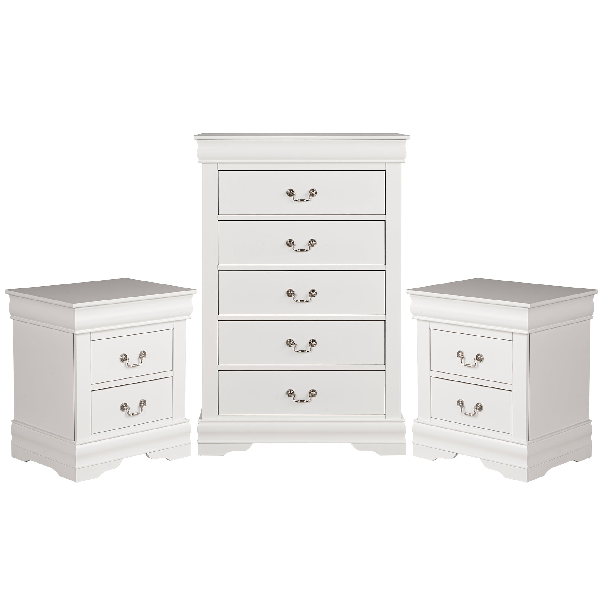 Transitional Solid Wood Chest with English Dovetail Drawers and Bracket Feet